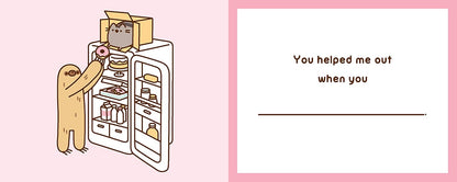 Pusheen: I Like You More Than Pizza: A Fill-In Book