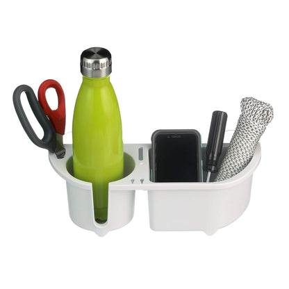 SEACHOICE Cruisin' Caddy - Organizador para Barcos, Bebidas y Objetos, Resistente a los Rayos UV, Color Blanco