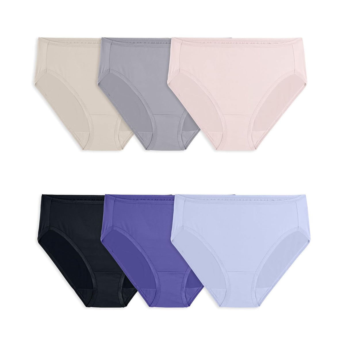 Fruit of the Loom Fit for Me Pantaletas de Algodón Tallas Grandes para Mujer - 8 - Varios colores