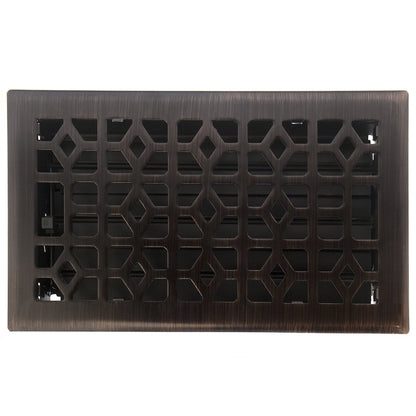 Accord AMFRRBM610 Marquis Floor Register, 6-Inch x 10-Inch(Duct Opening Measurements), Dark Oil-Rubbed Bronze