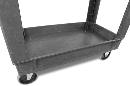 Wen 73009 Carrito de Servicio de Dos estantes de 500 Libras, Capacidad de 40 x 17 Pulgadas