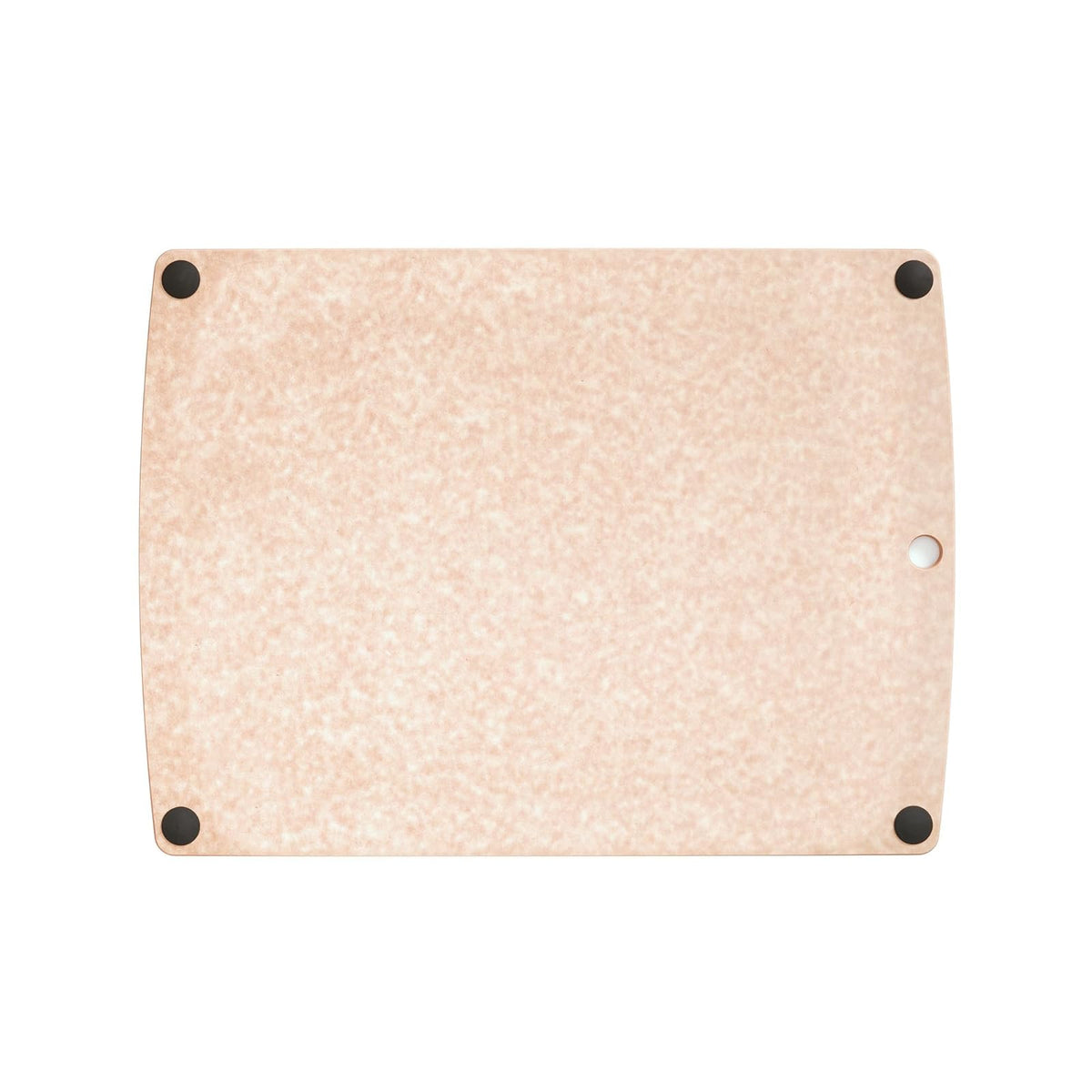 Epicurean Tabla de cortar todo en uno con pies antideslizantes y ranura para jugo, 19.5 x 14.5 pulgadas, natural/negro