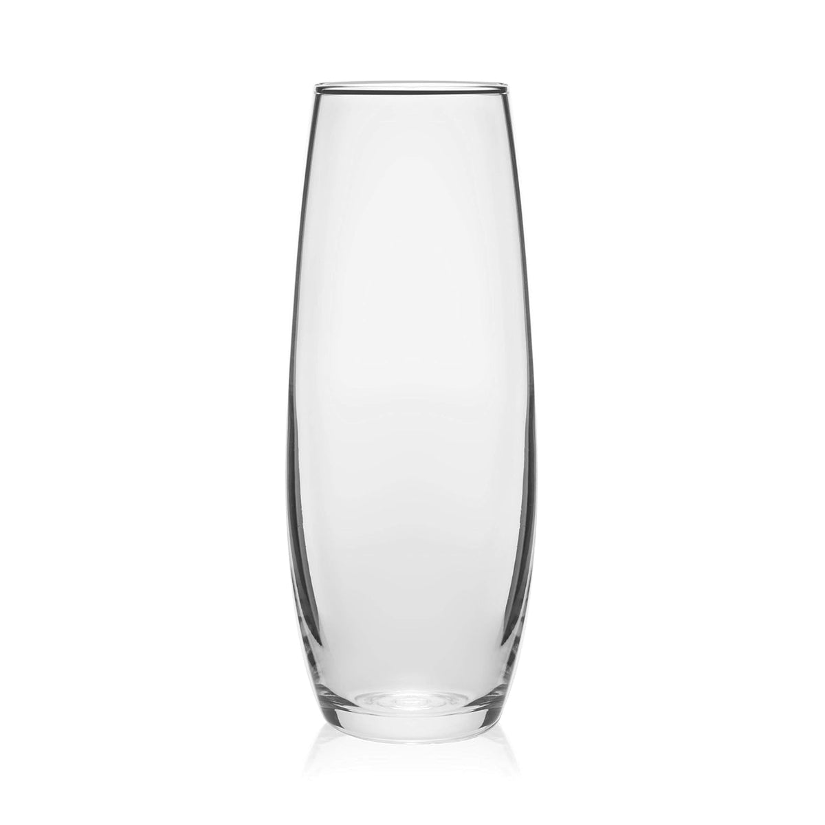 Libbey Juego de 6 Copas Flauta de Vidrio Stemless de 283 ml
