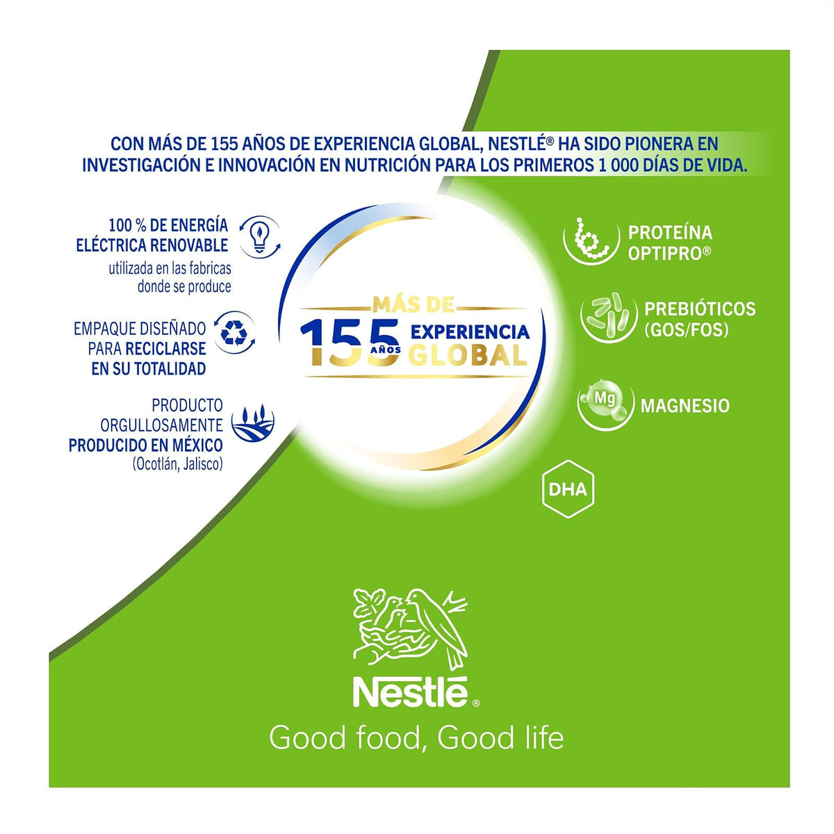 NAN 3 Prebio Ae Alimento Para Niños Con Prebióticos, 0-12 Meses Lata 900 g