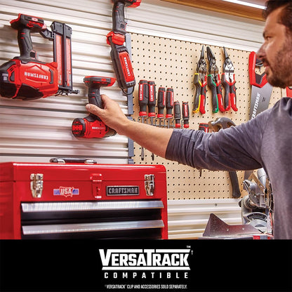 Craftsman - Juego de batería y Cargador de 20 V, baterías de Iones de Litio de 2 Ah y 4 Ah (CMCB204-CKVA) (CMCB204-CKVA)