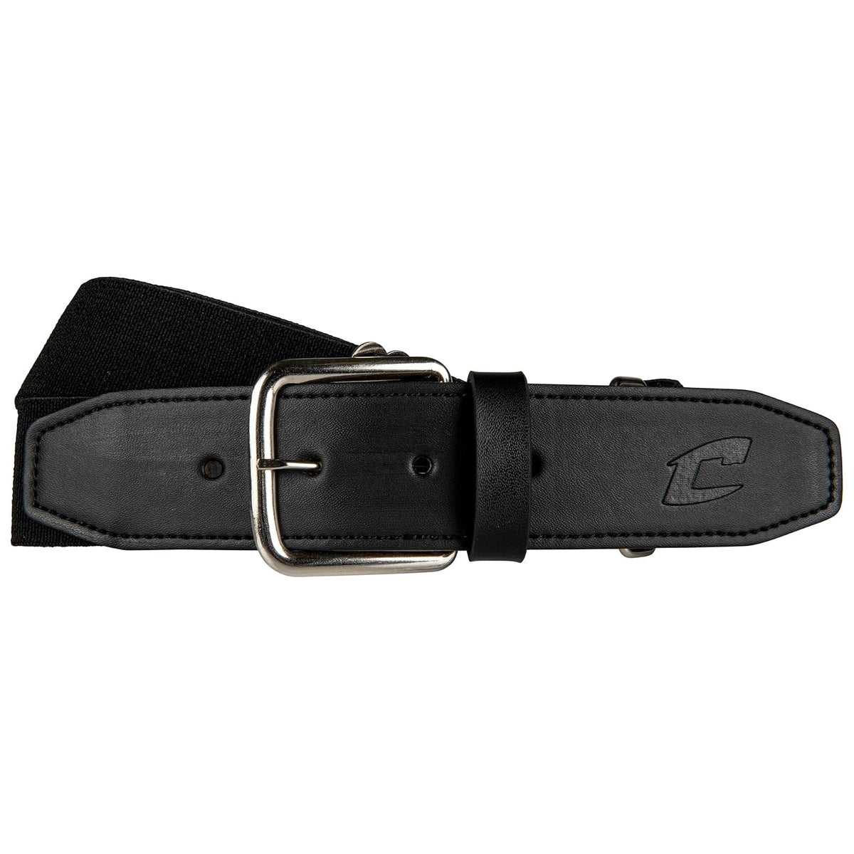Champro cinturón elástico de béisbol con pestaña sintética de 3.8 cm - 1 1 - 2" - Negro