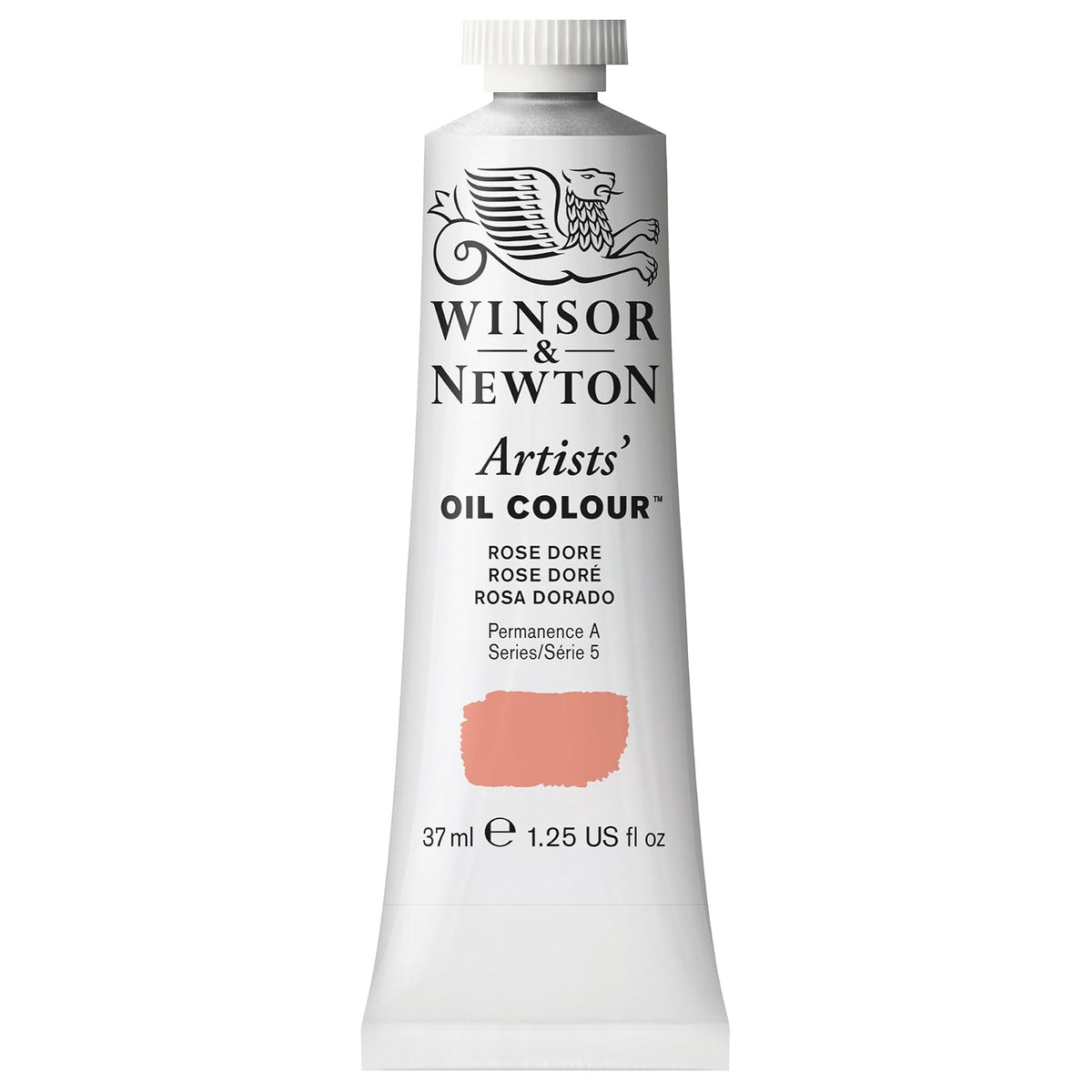 Winsor & Newton Artists' Oil Colour Pintura al Óleo Profesional, 37 ml - 37-ml Tube - Rosa (Rose Doré)