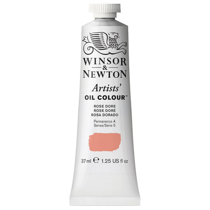 Winsor & Newton Artists' Oil Colour Pintura al Óleo Profesional, 37 ml - 37-ml Tube - Rosa (Rose Doré)