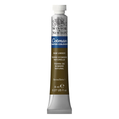 Winsor & Newton Acuarela Cotman en Tubo 8 ml, Varios Colores - Tubo de 7,7 g - Sombra Natural