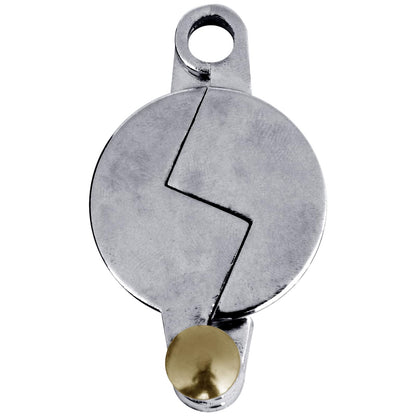 Nuset Cerradura de Llave de Agua Cromo Babero Manguera 3/4 Pulgadas