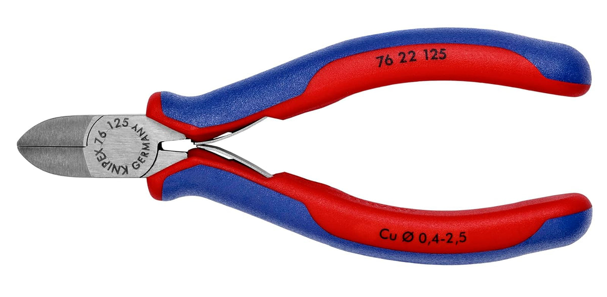 KNIPEX 76 22 125 Comfort Grip Electronics - Cortador diagonal
