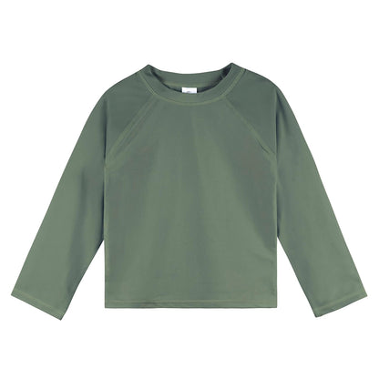 Gerber Playera de Natación UPF 50+ para Bebé, Manga Larga - Verde - 2 Años