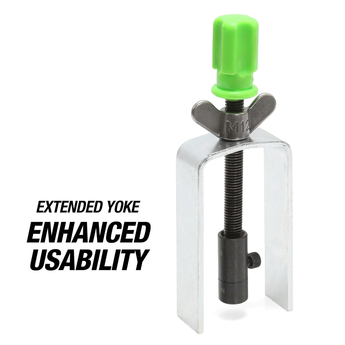 OEMTOOLS 25134 - Removedor de placas de bloqueo para volante, ayuda a quitar e instalar fácilmente los anillos de bloqueo para columnas de dirección automotriz, con adaptador reversible para un ajuste