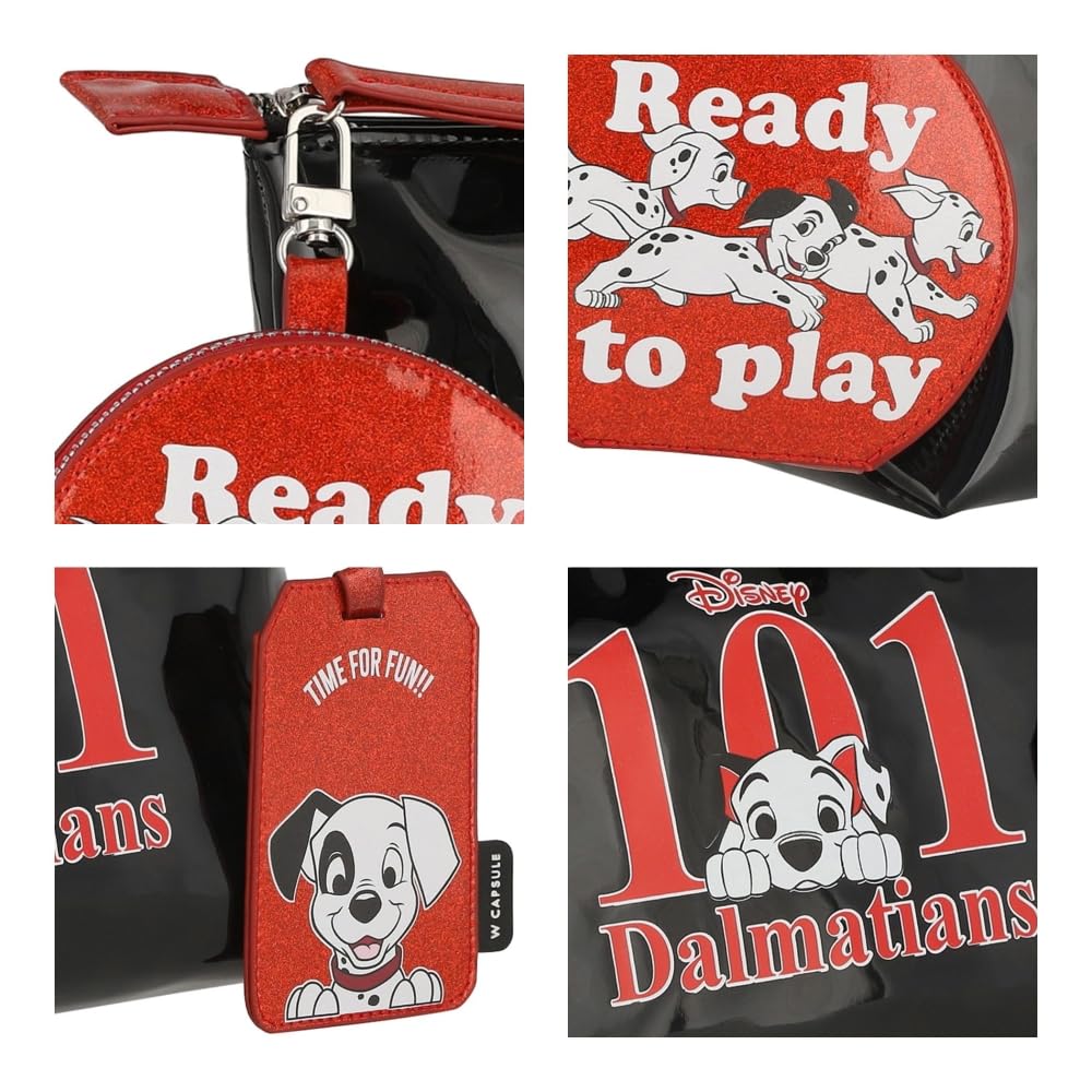 W Capsule Disney Dálmatas ACJUDASCW Negro Estuche multifuncional para Mujer