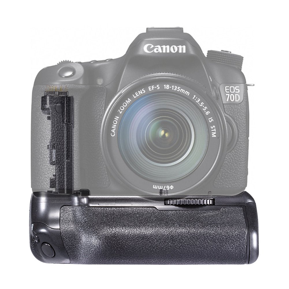 Neewer Soporte para Batería (Reemplazo para BG-E14), Trabaje con Batería LP-E6/6 piezas, Baterías AA para Cámara Canon EOS 70D 80D 90D DSLR