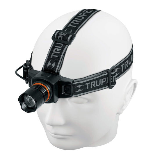 Truper LI-CA-130R, Linterna de minero LED 160 lm, recargable