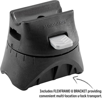 Kryptonite Kryptolok Mini-7 - Candado para bicicleta de 12,7 mm con soporte FlexFrame-U