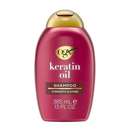 OGX, Shampoo Anti Quiebre de Aceite de Keratina, 385 ml