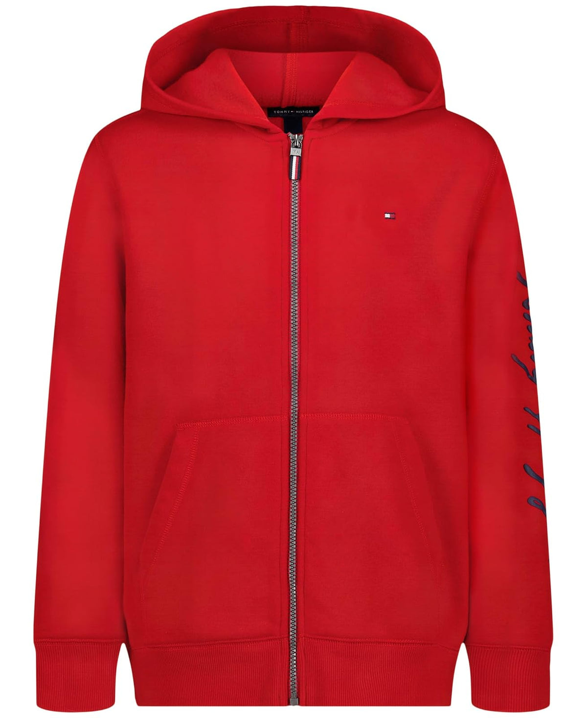 Tommy Hilfiger sudadera con capucha para niños - 10-12 - Signature Tommy Red