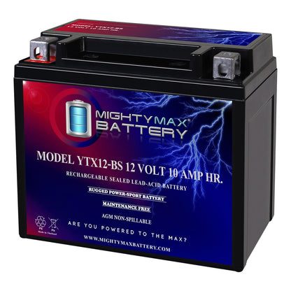 Mighty MAX Battery YTX12-BS 12V 10AH SLA Batería de Repuesto