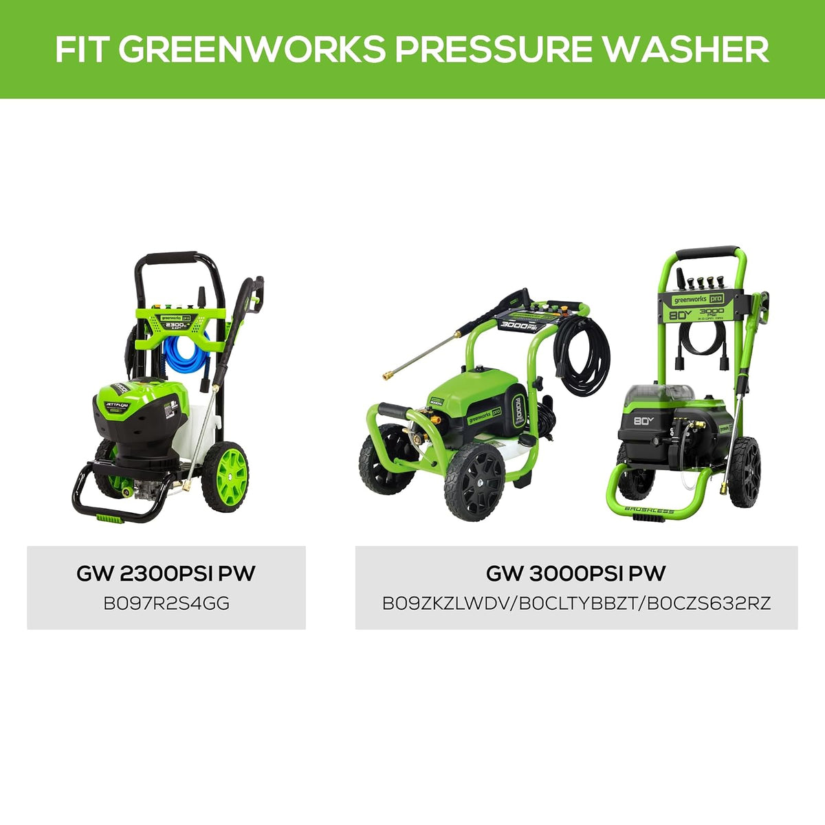 Greenworks 30,5 cm (Pulgadas) Accesorio Limpiador de Superficies para Lavadora a presión
