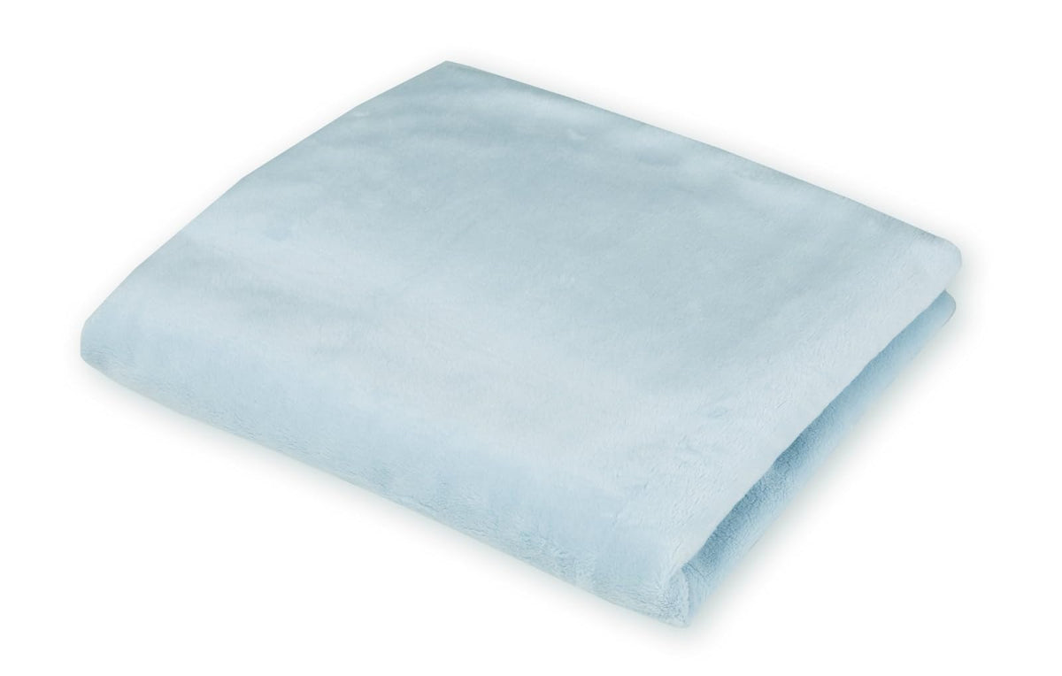 American Baby Company Heavenly Soft Chenille cuna Hoja, Azul, 24" X 38" X 5"