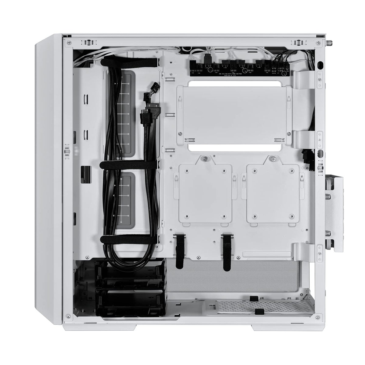 LIAN LI LANCOOL 216 E-ATX - Funda para computadora para juegos RGB, Airflow Focus RGB con paneles de malla integrales, ventiladores PWM de 2 x 160 mm y 1 x 140 mm preinstalados e innovadores chasis de