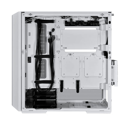 LIAN LI LANCOOL 216 E-ATX - Funda para computadora para juegos RGB, Airflow Focus RGB con paneles de malla integrales, ventiladores PWM de 2 x 160 mm y 1 x 140 mm preinstalados e innovadores chasis de