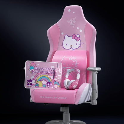 Razer - Cojín Lumbar Hello Kitty & Friends Edition: Soporte Lumbar para sillas de Juego, Curva Lumbar Totalmente esculpida - Acolchado de Espuma viscoelástica - Envuelto en Terciopelo de Felpa