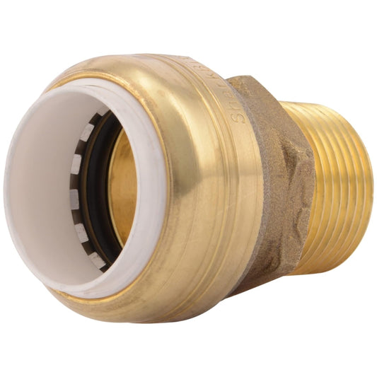 Shatg #Sharkbite - Conector macho de 1/2" de PVC x 1/2" Mnpt, 1.9 cm, N/A