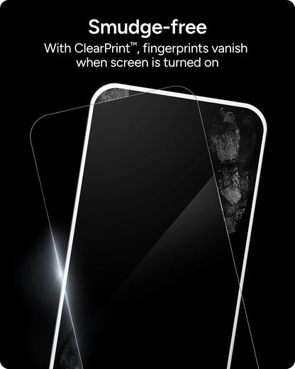 ZAGG Glass Elite - Protector de visualización de privacidad para iPhone 16 Pro, filtro de privacidad de 2 vías, vidrio templado ultrarresistente, 5 veces más fuerte, sin manchas, fácil instalación