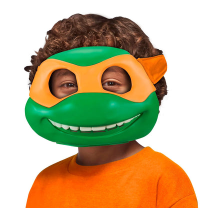 TMNT Caos Mutante Miguel Ángel Máscara de Juego de Rol Teenage Mutant Ninja Turtles Mutant Mayhem MICHELANGELO Juguete Original de Playmates Toys