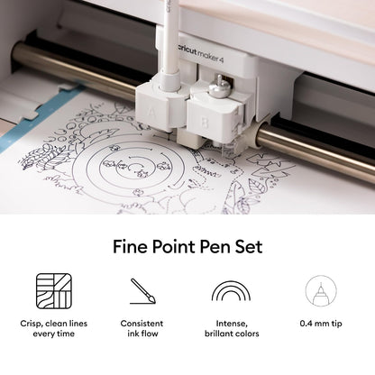 Cricut - Bolígrafo de punta fina de 0,4 mm, Ultimate Sampler (30 unidades)