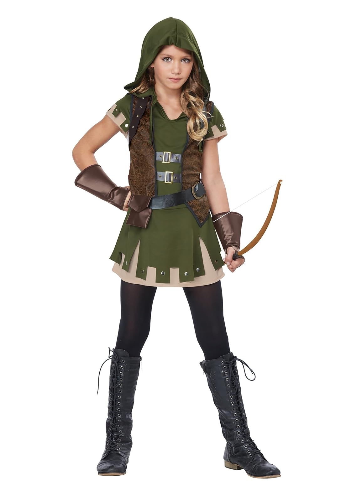 California Costumes Disfraz infantil de Miss Robin Hood