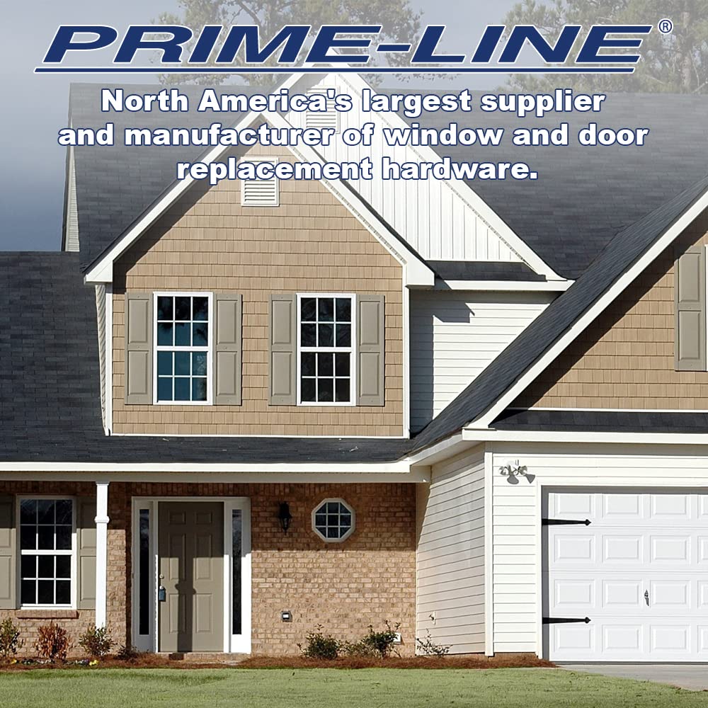 Prime-Line H 3821, blanco, diestro, mango de bloqueo abatible con base compensada, paquete individual