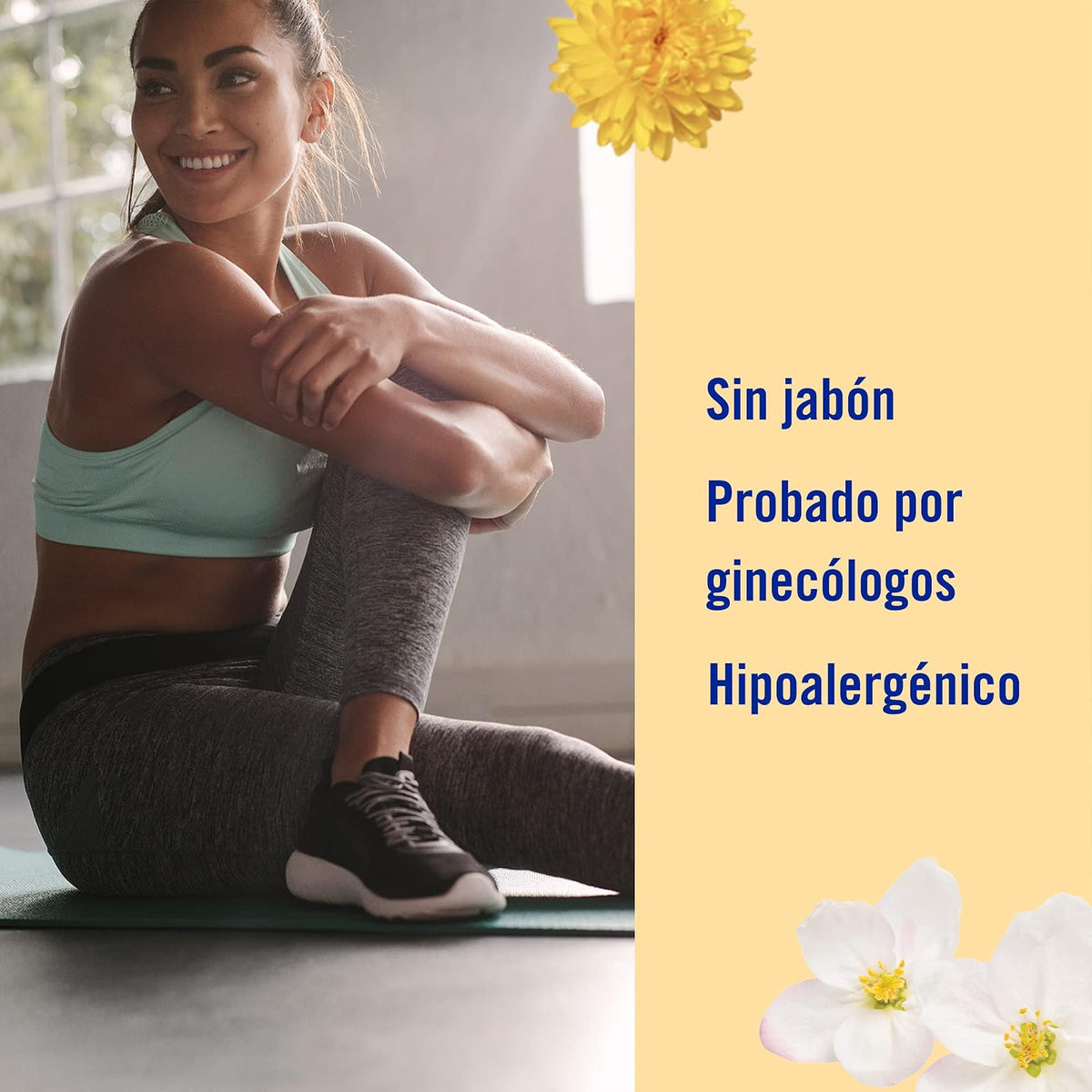 Benzal Wash Jabón Íntimo Femenino, Esencias Suaves, Shampoo para Mujer, Flor de Jazmín, Paquete de 3, 240ml