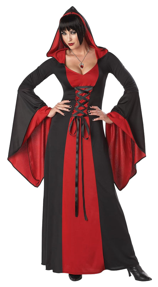Women's Deluxe Hooded Robe Costume
