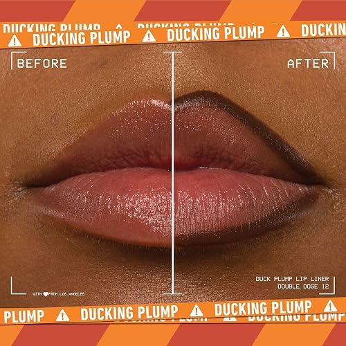 NYX Professional Makeup Duck Plump Liner, Delineador de Labios Voluminizador, 10 Horas de Duración, Infusionado con Jengibre, Tono Double Dose