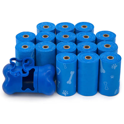 Best Pet Supplies Bolsas para Excremento de Perro Resistentes - Azul (sin perfume). - 240 Bags