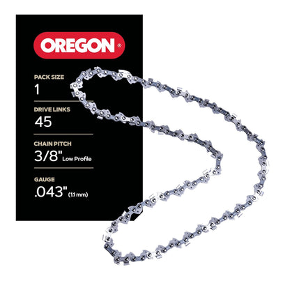 Oregon R45 AdvanceCut Cadena de Motosierra 12" 45 Eslabones Bajo Retroceso