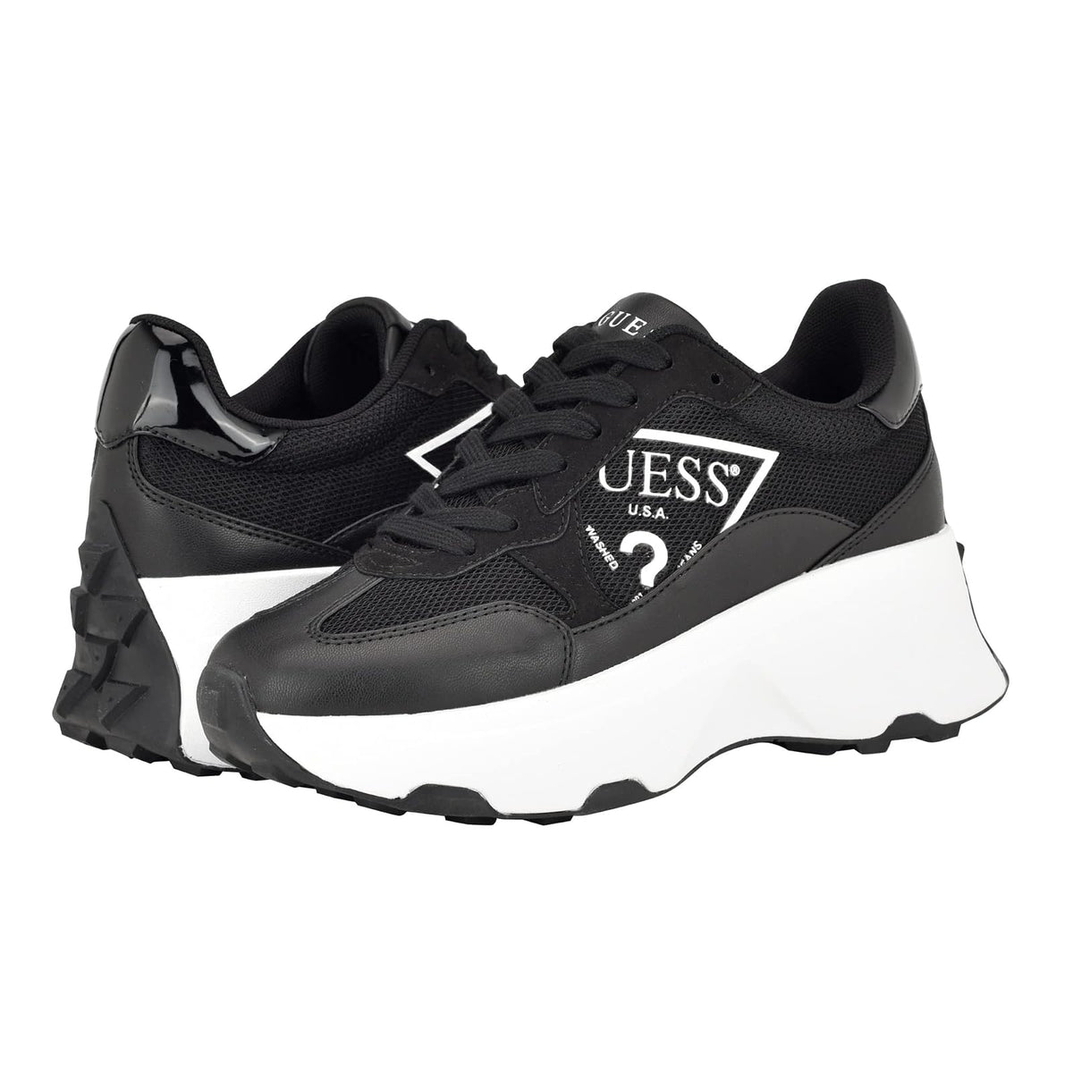 GUESS Calebb3 Zapatillas de Plataforma para Mujer - 22.5 cm - Negro -