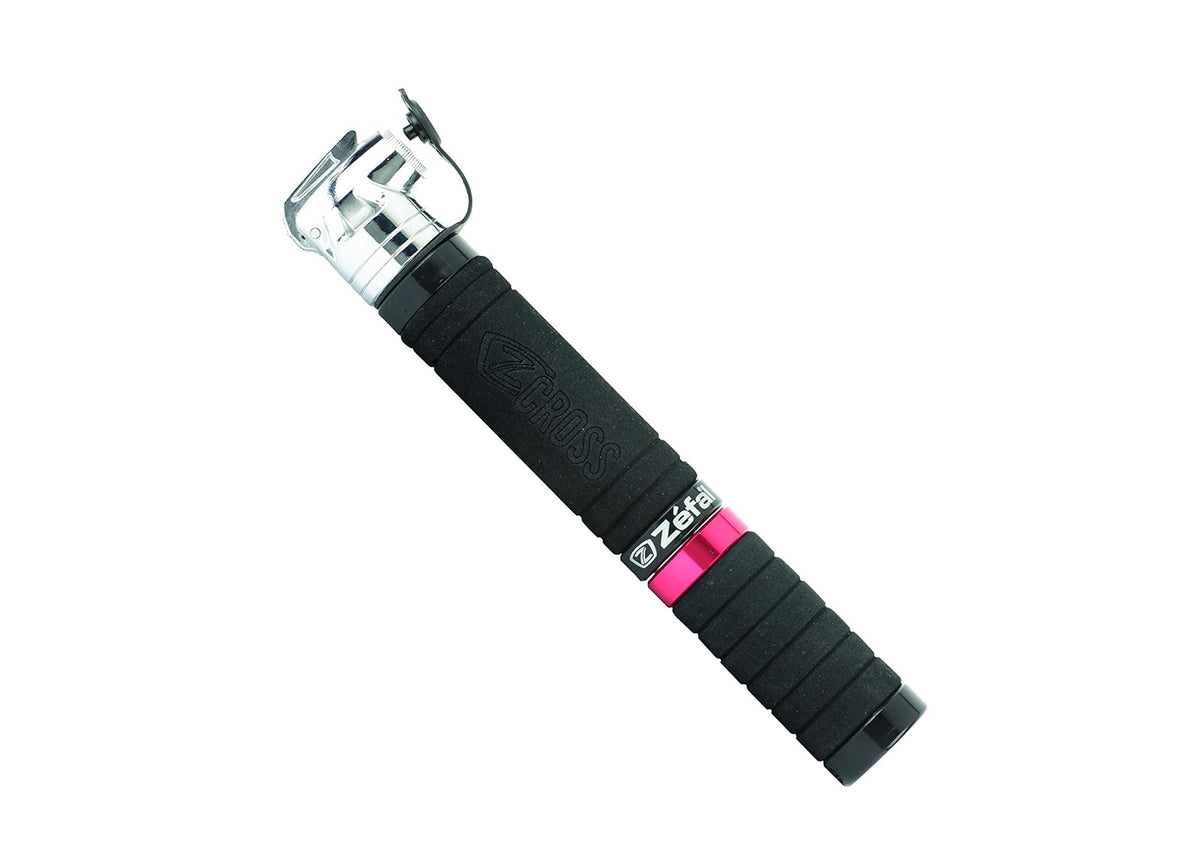 Zéfal Bomba Z Cross XL Mini V.A/V.F 8 Bar/116 PSI Aluminio, Color Negro