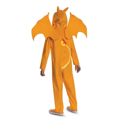 Disguise Disfraz de Pokémon Charizard para Niño | XL (14-16), overol con capucha, alas desmontables, diseño oficial Pokémon