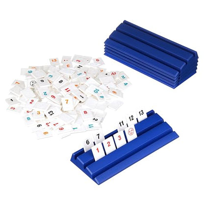 Pressman Rummikub Six Player Edition - The Classic Rummy Tile Game - Más Azulejos y más Jugadores para más diversión, Azul