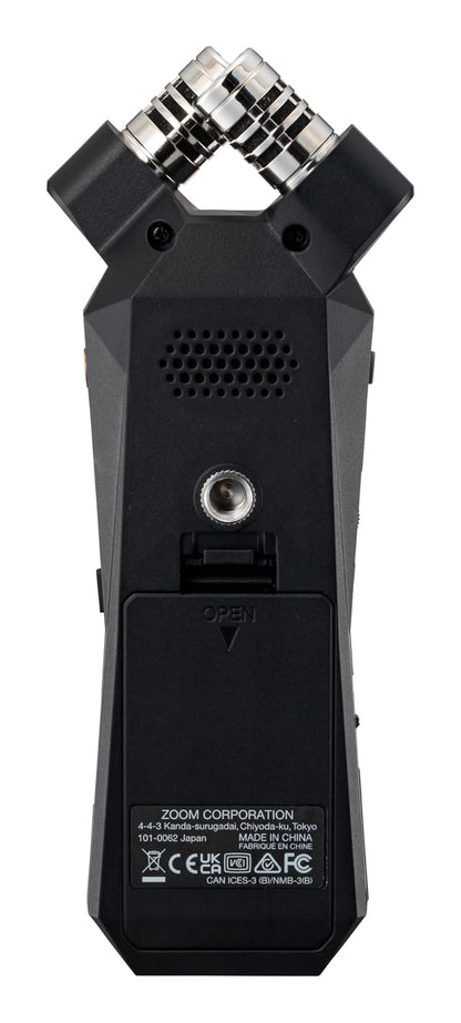 Zoom H1essential - Grabadora estéreo práctica con flotador de 32 bits, accesibilidad, micrófonos X/Y, grabación a tarjeta SD, micrófono USB, portátil, para músicos, podcasters, cineastas y creadores