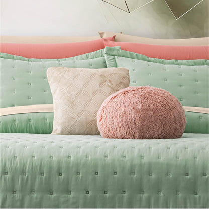 Colchas Concord Colcha Neo Pistache Matrimonial