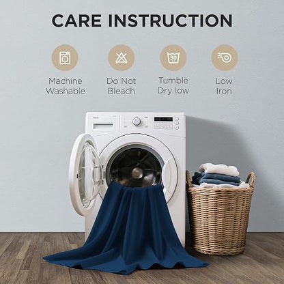 Joydeco - Juego de Cortinas Opacas de 108 Pulgadas de Largo, 2 Paneles con Aislamiento térmico, Cortinas largas y Cortinas, 2 Cortinas de Color Burg, oscurecimiento de la habitación con Ojales para