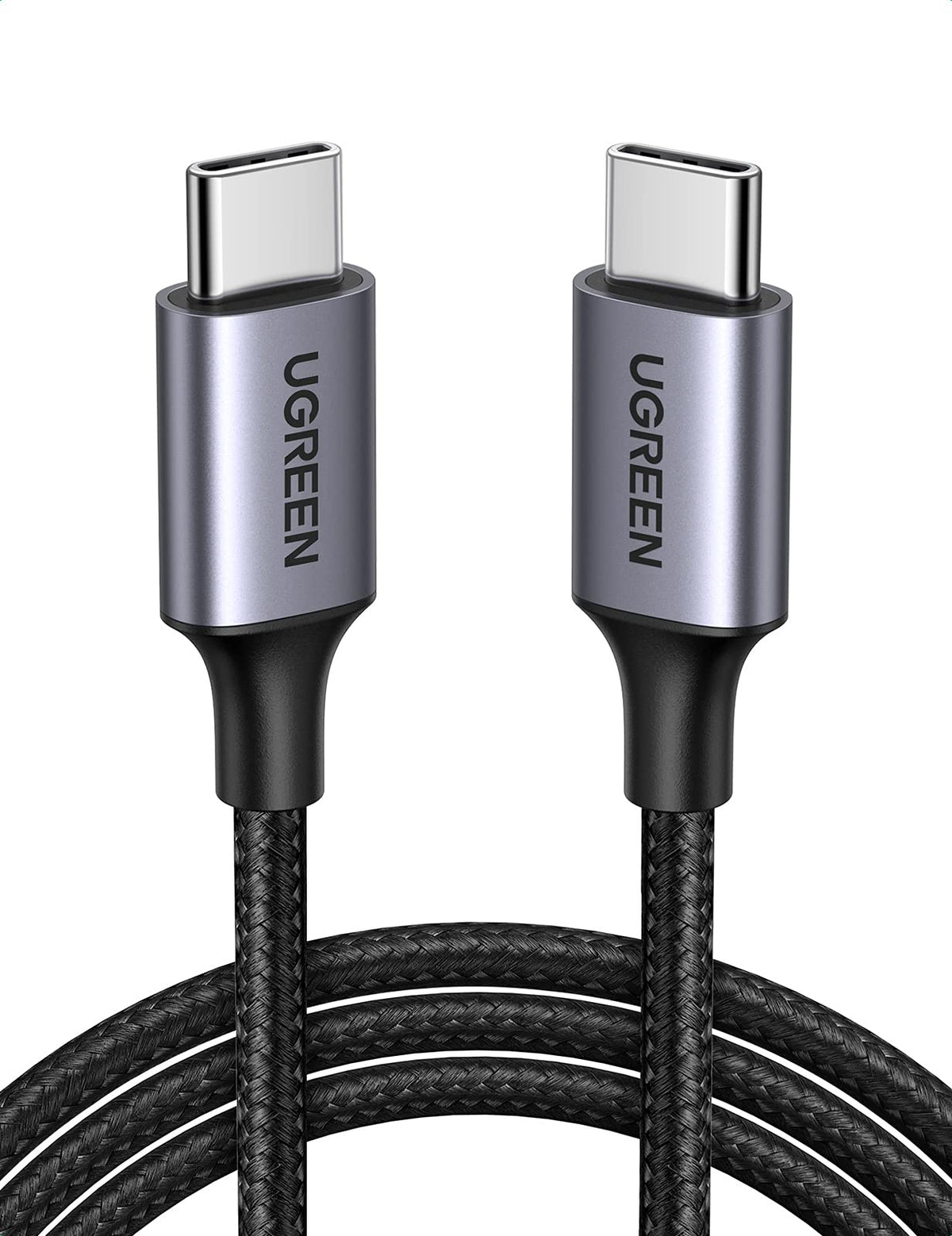 UGREEN - Cable de carga rápida con velocidad de transferencia de datos de 480 Mbps, computadoras tipo C a smartphones, sincronización de datos de 1 m, color negro