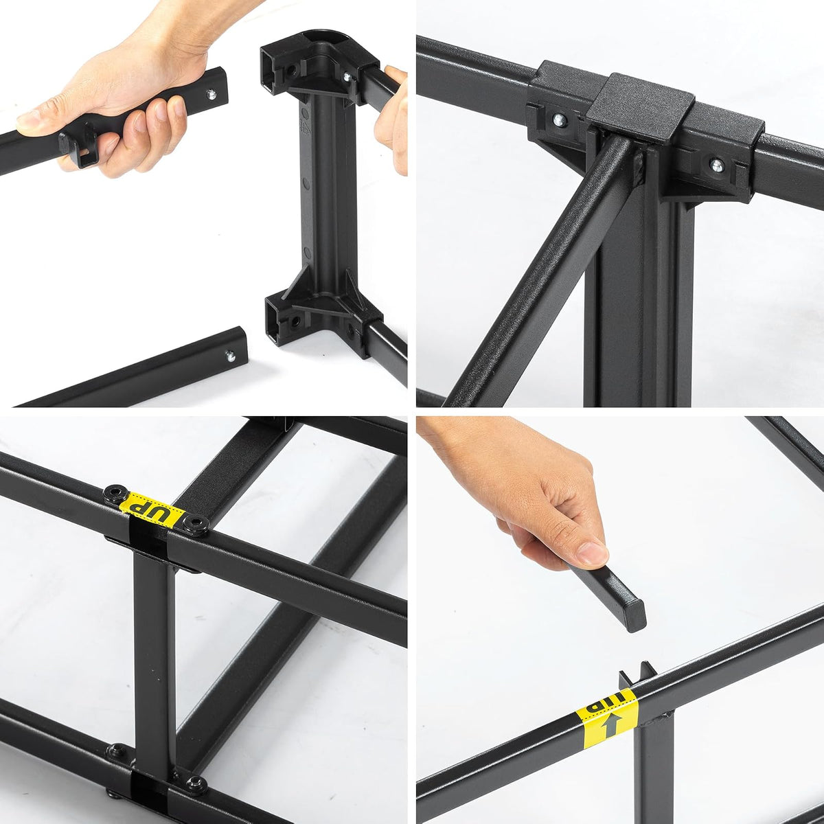 Zinus WonderBox (TM) - Resorte de Caja Inteligente de 5 Pulgadas, Base de colchón de Montaje rápido, Marco de Metal Duradero, King, Gris