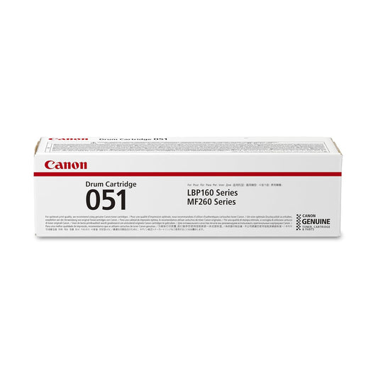 Canon - Tambor 051 Negro (2170C001), 1 Paquete, para impresoras láser imageCLASS MF269dw, MF267dw, MF264dw, LBP162dw